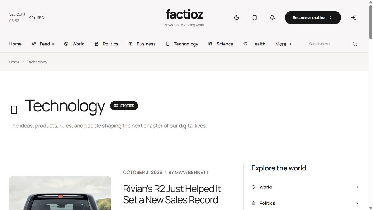 Factioz — Stories by topic
